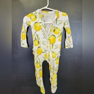 Posh Peanut ruffle zipper pjs